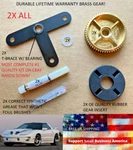 00-04 Corvette 93+firebird Headlight Motor Repair Kit Brass Gear 2x+instructions. Fixed Price $89.89.