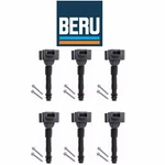 Porsche 911 Boxster Cayman Ignition Coil Set 99760210406 Beru/borgwarner Zs178. Fixed Price $338.60.