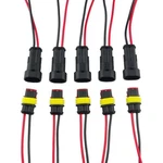 Highrock 5 Kit 2 Pin Way Car Waterproof Electrical Connector Plug With Wire A.... Fixed Price $14.37.