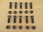 10 Plow Bolts & Nuts For Bobcat Skid Steer Loader Mini Ex Bucket Bolt On Shank. Fixed Price $25.00.