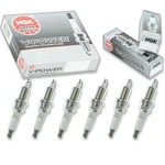 6 Pcs Ngk V-power Spark Plugs For 1989-1993 Bmw 535i 3.5l L6 - Engine Kit Rc. Fixed Price $28.43.