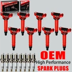 8x Oem High Performance Ignition Coil & Spark Plug For Toyota Tundra Lexus Gx460. Fixed Price $100.20.