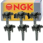 6 Pcs Ngk Ignition Coil For 2001-2002 Chrysler Prowler 3.5l V6 - Spark Plug Bc. Fixed Price $234.19.