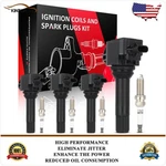 4 Ignition Coil & Spark Plug Kits For Scion Fr-s Subaru Brz 2.0l 2013 2014 H4. Fixed Price $60.99.