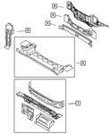 Genuine Mopar Deck Opening Panel Reinforcement 4878408ab. Fixed Price $88.69.