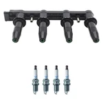 Hitachi Ignition Coil 4 Ngk Platinum Spark Plugs Kit For Aveo G3 Wave 1.6 L4. Fixed Price $151.95.