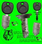 Chevy Oem Ignition Key Switch Lock Cylinder & Door Tumbler Pair Set 3 Keys. Fixed Price $122.48.
