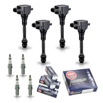 4pcs Ignition Coil & Ngk Iridium Spark Plug For 02-06 Nissan Sentra L4 1.8l. Fixed Price $83.99.