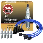 Ngk Wire & 4 G-power Platinum Spark Plugs Kit For Suzuki Samurai 1.3 L4. Fixed Price $58.95.