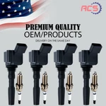 4x Oem Ignition Coil & Iridium Spark Plugs For Vw Golf Jetta Seat Audi Uf779. Fixed Price $60.16.