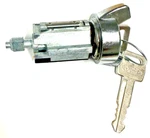 Chrome Ignition Switch Key Lock Cylinder With 2 Ford Oem Oval Logo Keys 42-406. Fixed Price $49.95.